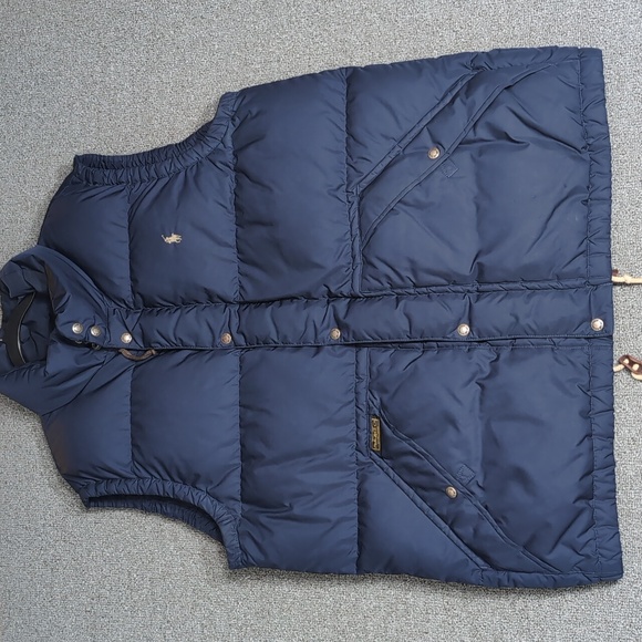 Ralph Lauren Other - Vintage Y2K Polo Ralph Lauren Down Fill Puffer Vest Size XLT in Navy Blue